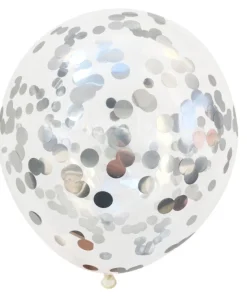 k009 конфеті кружечки срібло