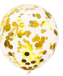 k010 конфеті кружечки золото