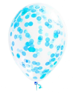 k014 конфеті кружечки сині