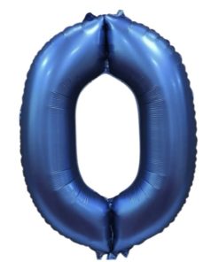 Кулька-цифра "0" синя