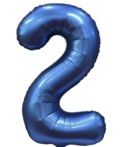 Кулька-цифра "2" синя