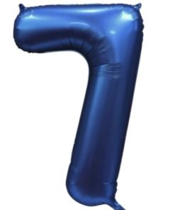 Кулька-цифра "7" синя