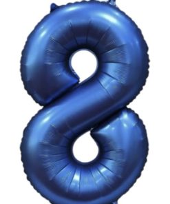 Кулька-цифра "8" синя