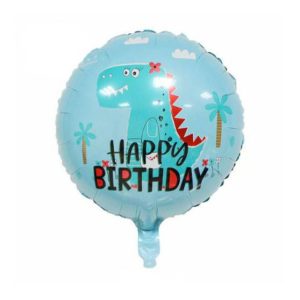 kzsm_en0014 Happy Birthday Динозавр - на блакитному