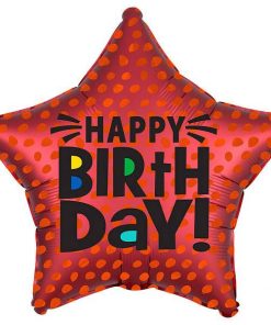 kzsm_en0020 Happy Birthday червона