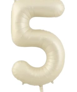 Кулька-цифра "5" молочний