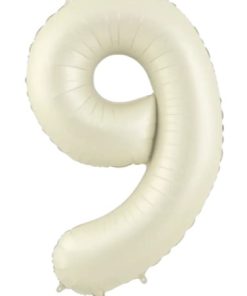 Кулька-цифра "9" молочний