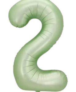 Кулька-цифра "2" оливкова