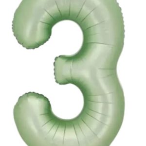 Кулька-цифра "3" оливкова