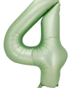 Кулька-цифра "4" оливкова