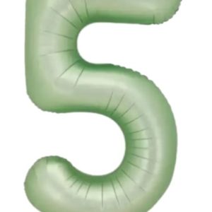 Кулька-цифра "5" оливкова
