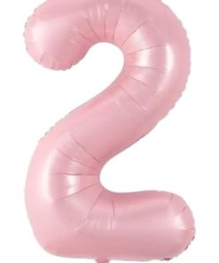Кулька-цифра "2" рожева