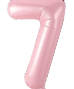 Кулька-цифра "7" рожева