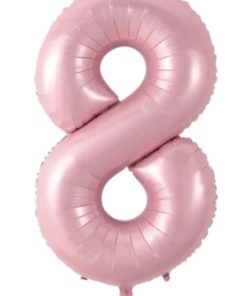 Кулька-цифра "8" рожева