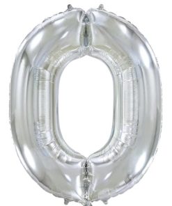Кулька-цифра "0" срібло