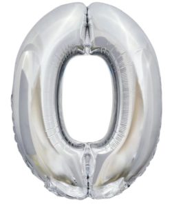 Кулька-цифра "0" срібло