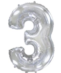Кулька-цифра "3" срібло