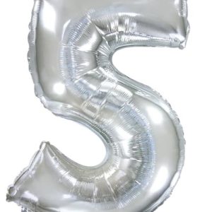 Кулька-цифра "5" срібло