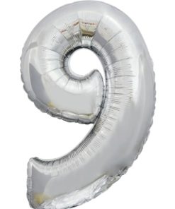 Кулька-цифра "9" срібло