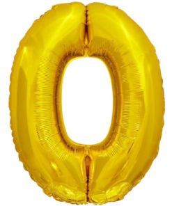Кулька-цифра "0" золото