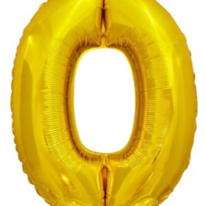 Кулька-цифра "0" золото