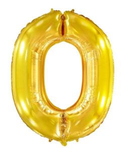 Кулька-цифра "0" золото