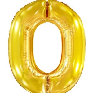 Кулька-цифра "0" золото