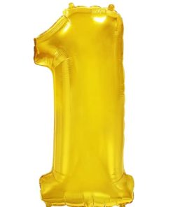 Кулька-цифра "1" золото