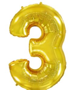 Кулька-цифра "3" золото