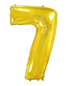 Кулька-цифра "7" золото