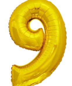 Кулька-цифра "9" золото