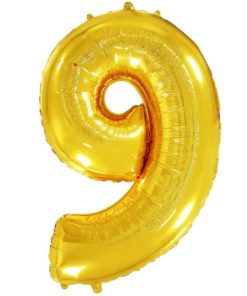 Кулька-цифра "9" золото