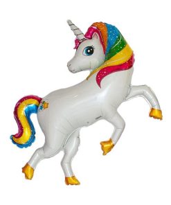 Єдиноріг з райдужною гривою