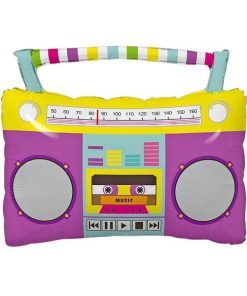 Бумбокс магнітофон фіолетовий