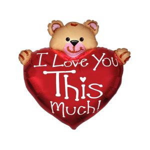 Ведмедик із серцем I love you This much