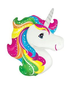 Голова єдинорога райдужна грива