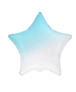 Зірка  Омбре Біло-Блакитна