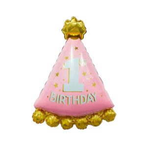 Ковпак 1st Birthday рожевий