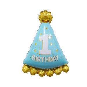 Ковпак 1st Birthday блакитний