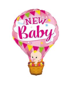 Повітряна куля New Baby рожева