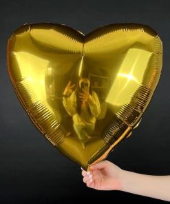 Серце Металік Золото