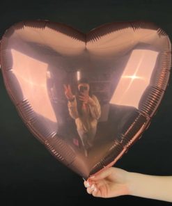 СЕРЦЕ Металік Рожеве Золото