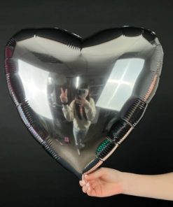 Серце Металік Срібло