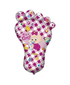 Стопа Ніжка It's a Girl рожева