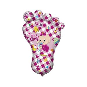 Стопа Ніжка It's a Girl рожева