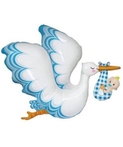 Лелека з хлопчиком