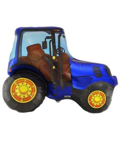 Трактор синій