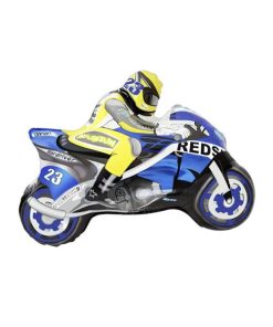 Мотоцикліст синій