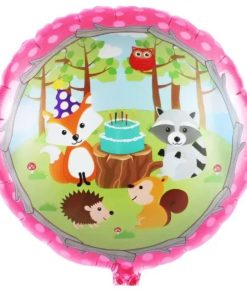 kzsm_bzn0002 Лісові звірята на рожевому