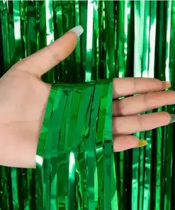 Шторка з дощику зелена